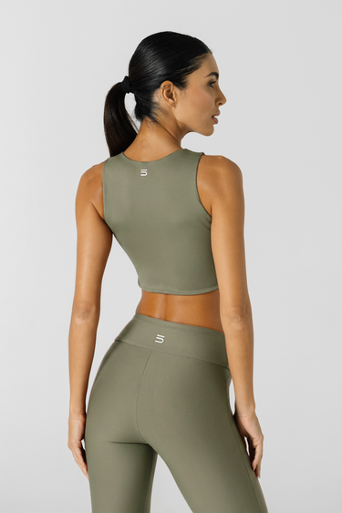 Top First / Army Green