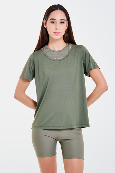 Camiseta Feminina / Army Green